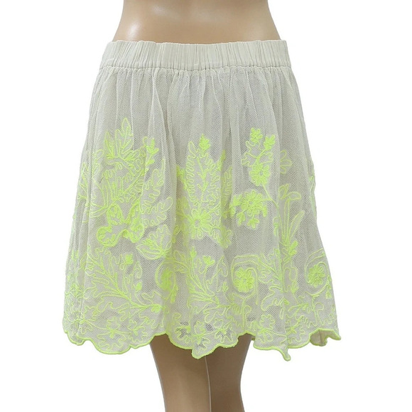Vanessa Virginia Anthropologie Electric Vines Skirt, Size Medium, NWOT - Picture 2 of 4